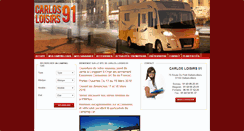 Desktop Screenshot of carlos-loisirs-91.com